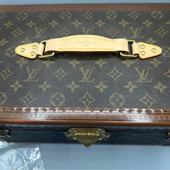 LOUIS VUITTON BOITE TRAIN CASE PHARMACY VANITY MAKE UP MIRROR LOCK AND KEY TRUNK - Picture 4 of 14